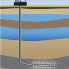 Schematische Darstellung zu Fracking