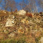 Tertiärer Spessart-Andesit im Aufschluss südöstlich von Alsberg