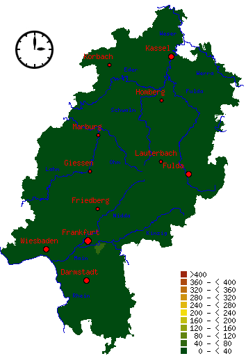 Karte Feinstaub Hessen