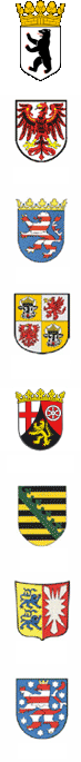 Wappen der beteiligten Bundesländer