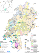 Stationskarte der Erdbebenstationen in Hessen
