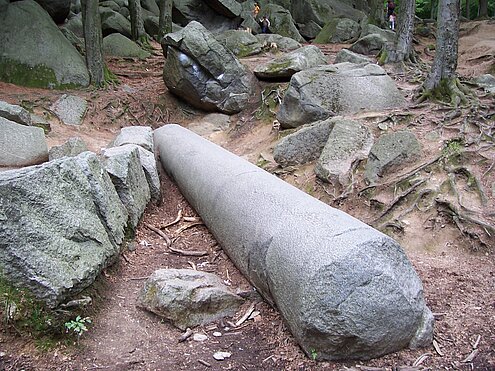 Riesensäule im Odenwald