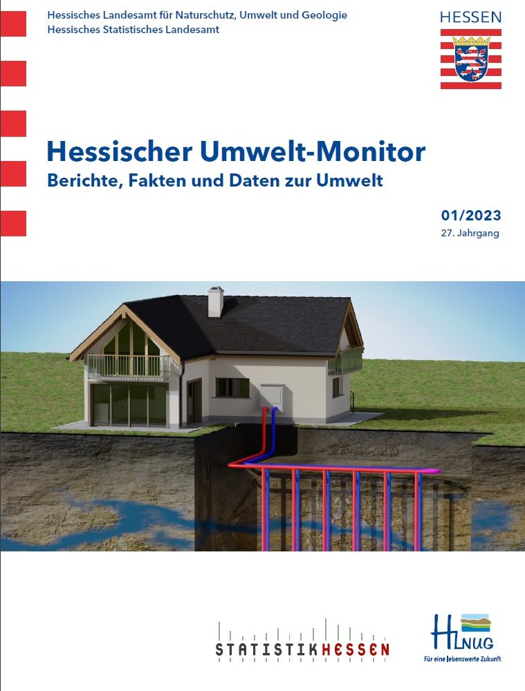 Titelseite Hessicher Umwelt-Monitor 2023/01