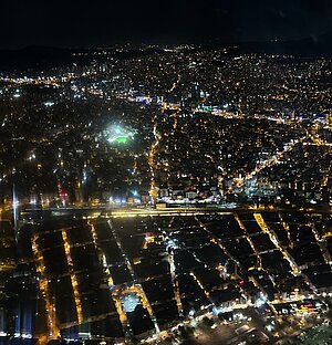 Lichtquellen in der Stadt