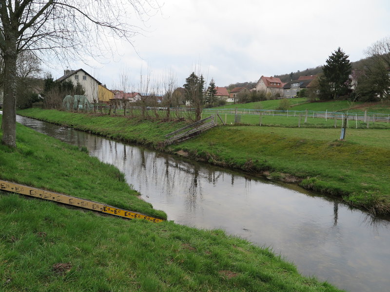 Pegel Rothemann am Döllbach, April 2019 Pegel Rothemann am Döllbach, April 2019