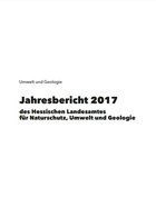 Deckblatt des Jahresberichts 2017 des HLNUG