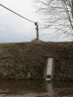 Ultraschallanlage am Pegel Niddawitzhausen an der Wehre