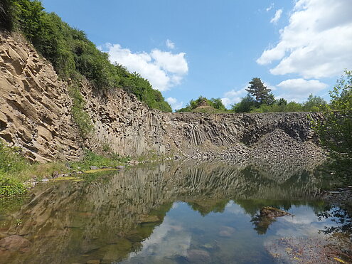 Tertiärer Basaltsteinbruch Brauerschwend/ Vogelsberg