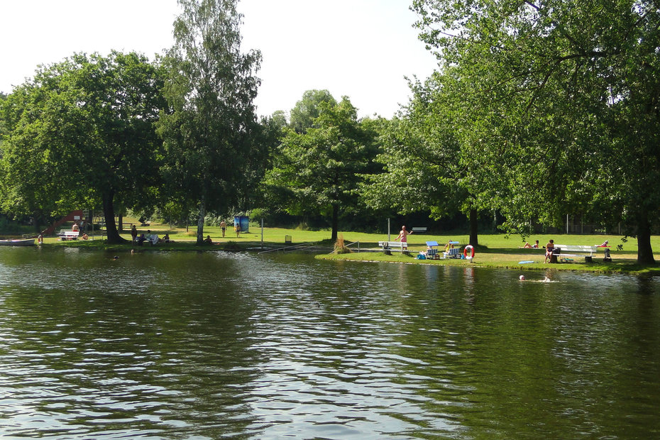 Das Arheiliger Mühlchen im Sommer