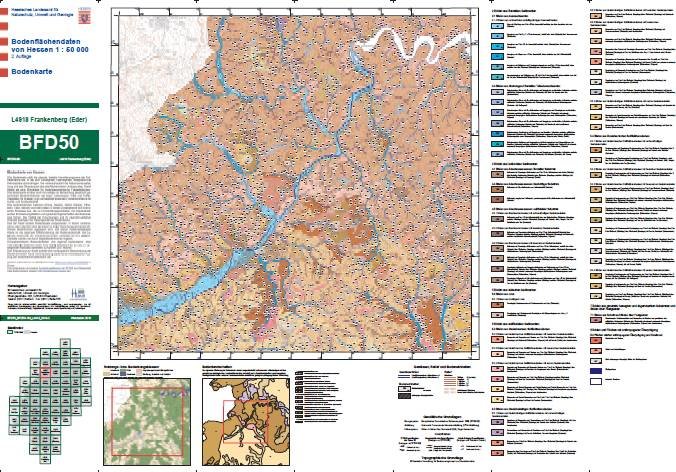 Voransicht des Blattes L4918 der Bodenkarten der BFD50