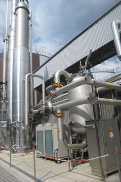 Vergärungsanlage mit Aufbereitungstechnologie des Biogases zu Methan