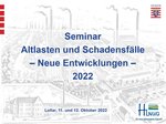 Titelbild Altlastenseminar 2022