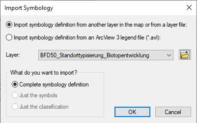 ArcMap: Layer aus Layerdatei auswählen