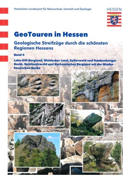 Titelseite der Publikation GeoTouren in Hessen: Geologische Streifzüge durch die schönsten Regionen Hessens