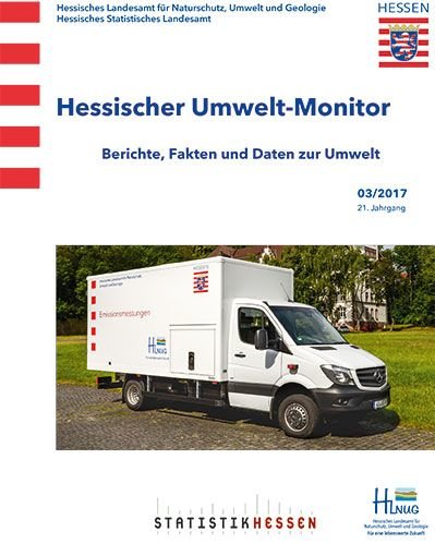 Titelseite der Publikation Hessischer Umwelt-Monitor 03/2017