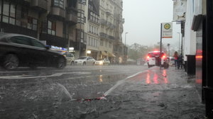 Hagelunwetter in Wiesbaden am 27.5.2016