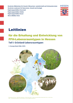 Titelblatt der Leitlinien für die Erhaltung und Entwicklung von FFH-Lebensraumtypen