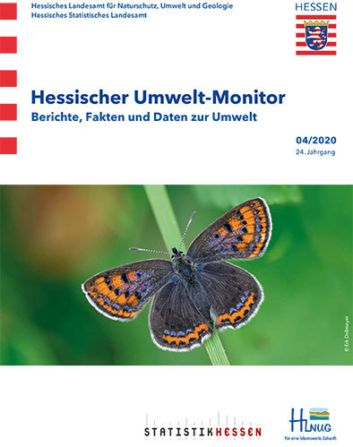 Titelseite der Publikation Hessischer Umwelt-Monitor 04/2020