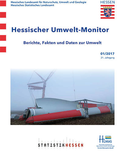 Titelseite der Publikation Hessischer Umwelt-Monitor 01/2017