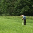 Ein Kartierer bei der Arbeit