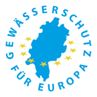 Logo der WRRL in Hessen: Gewässerschutz für Europa