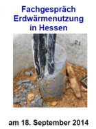 Fachgespräch Erdwärmenutzung 2014