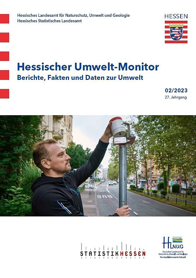 Titelbild der Publikation Hessischer Umwelt-Monitor 2023/02