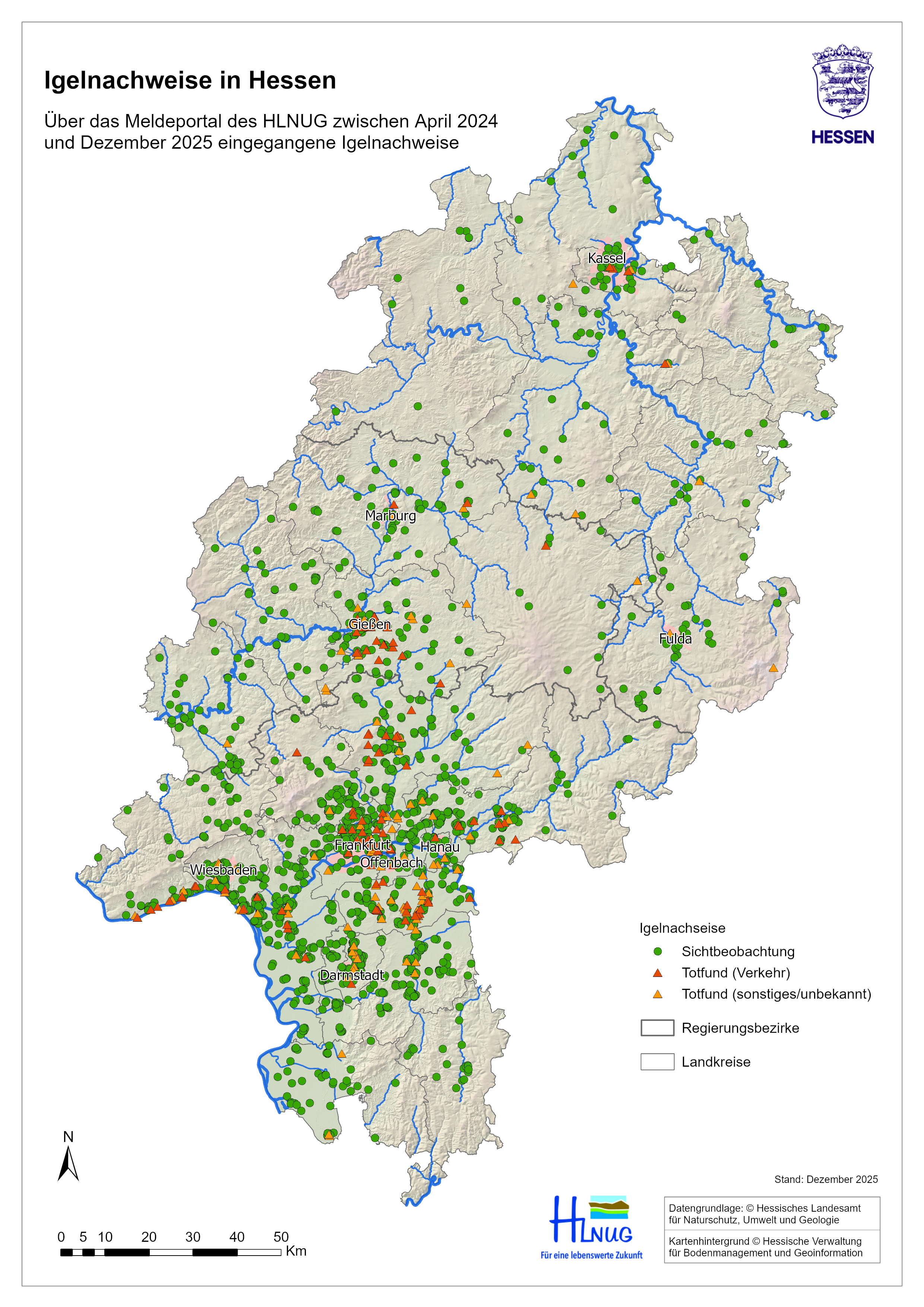 Igelmeldungen Hessen