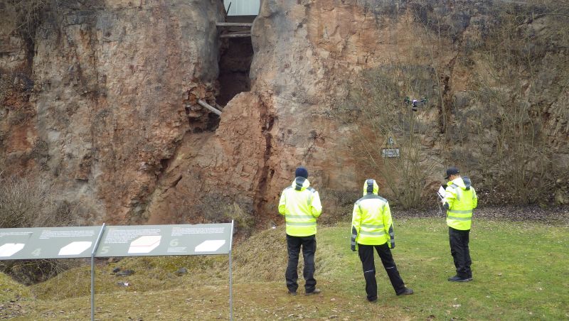 Geologen bei der Arbeit