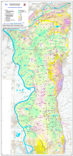 Grundwasserflurabstand im Oktober 2002