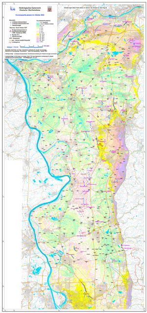 Grundwasserflurabstand im Oktober 2003