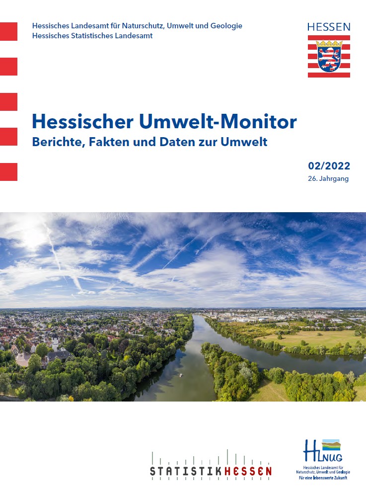Titelseite der Publikation Hessischer Umwelt-Monitor 02/2022