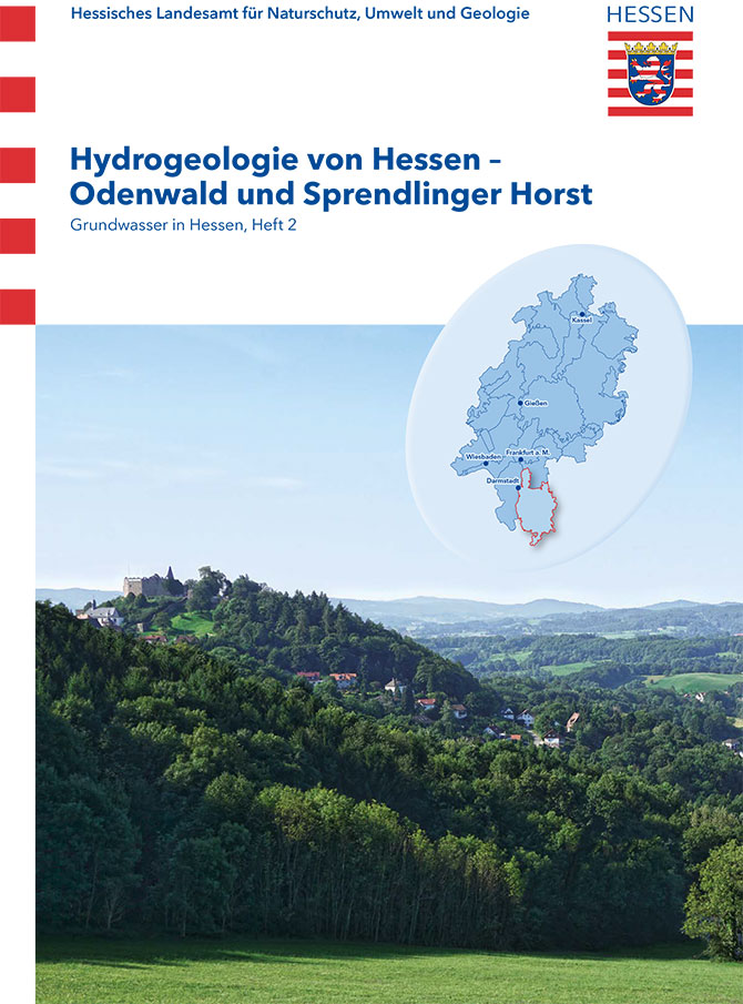 Titelseite der Publikation Hydrogeologie von Hessen - Odenwald und Sprendlinger Horst