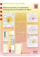 Wärmeanomalie im mitteltiefen Untergrund von Frankfurt am Main